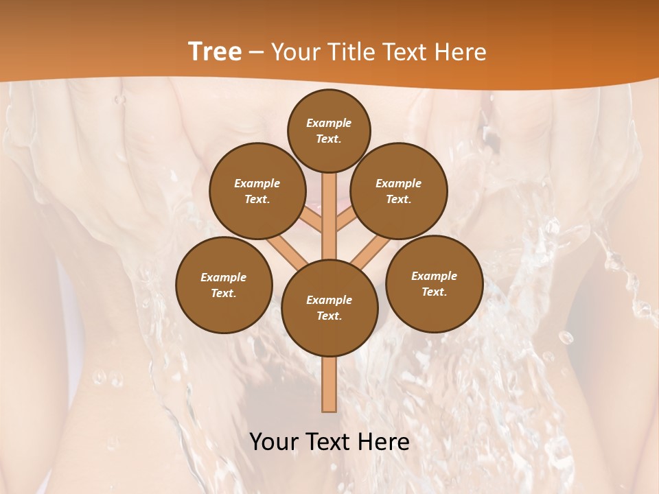 Grey Tall Planet PowerPoint Template