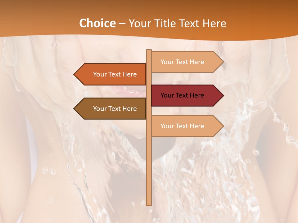 Grey Tall Planet PowerPoint Template
