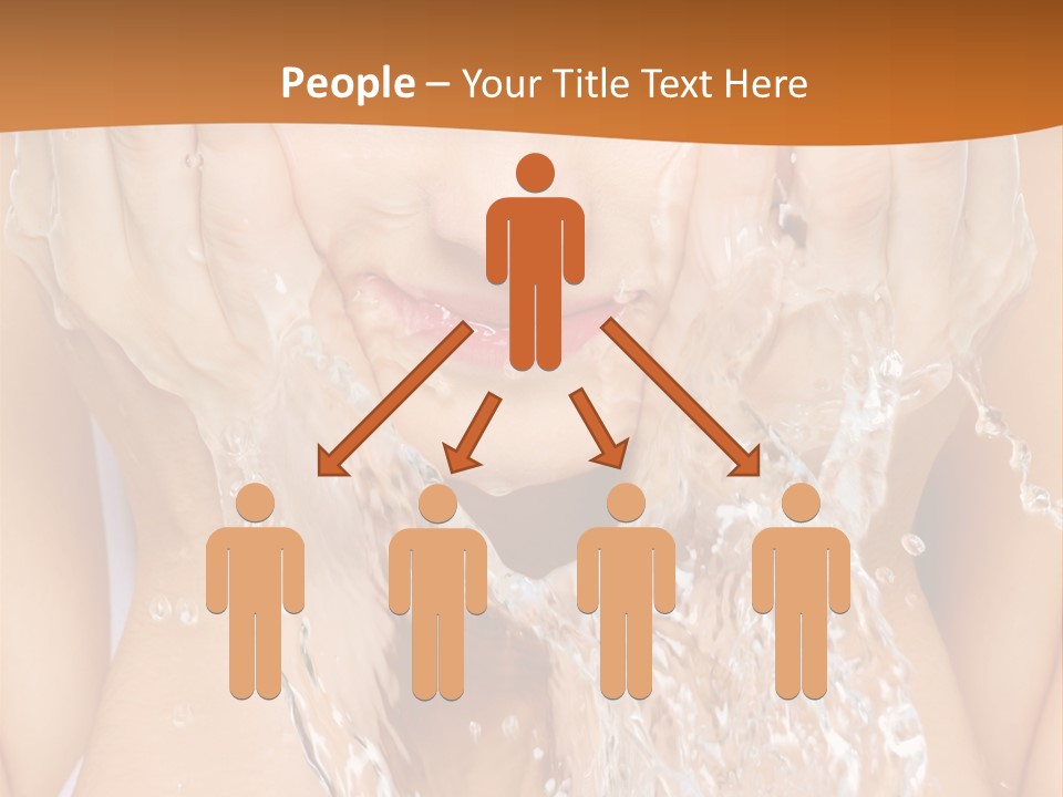 Grey Tall Planet PowerPoint Template