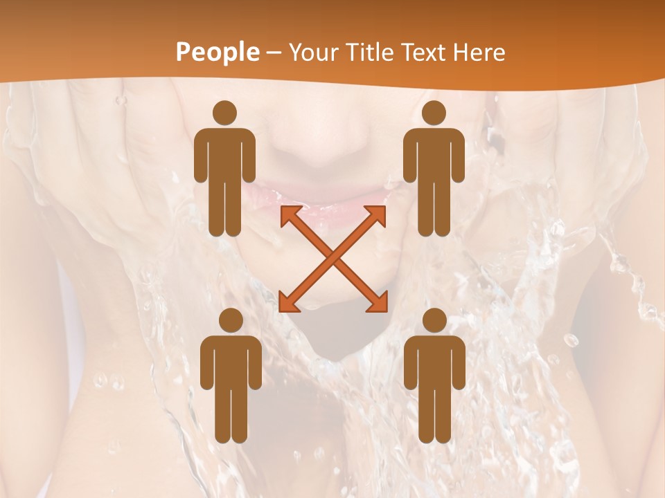 Grey Tall Planet PowerPoint Template