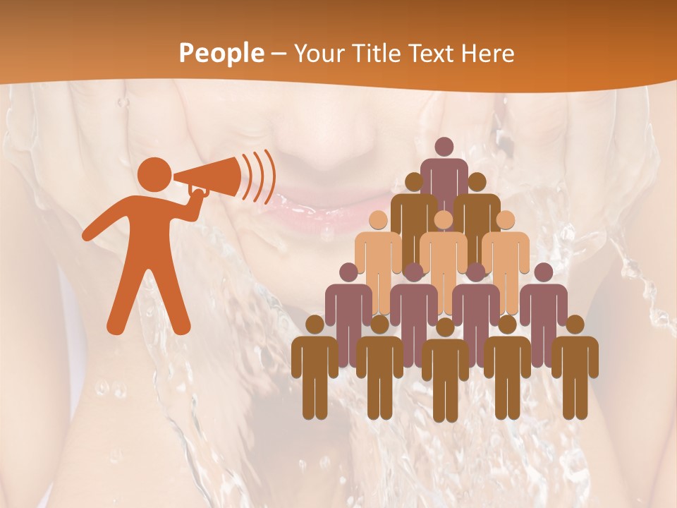 Grey Tall Planet PowerPoint Template