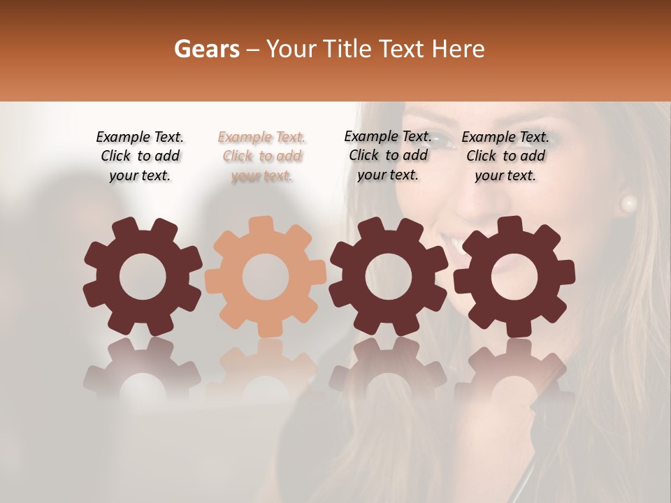 Render Black Town PowerPoint Template