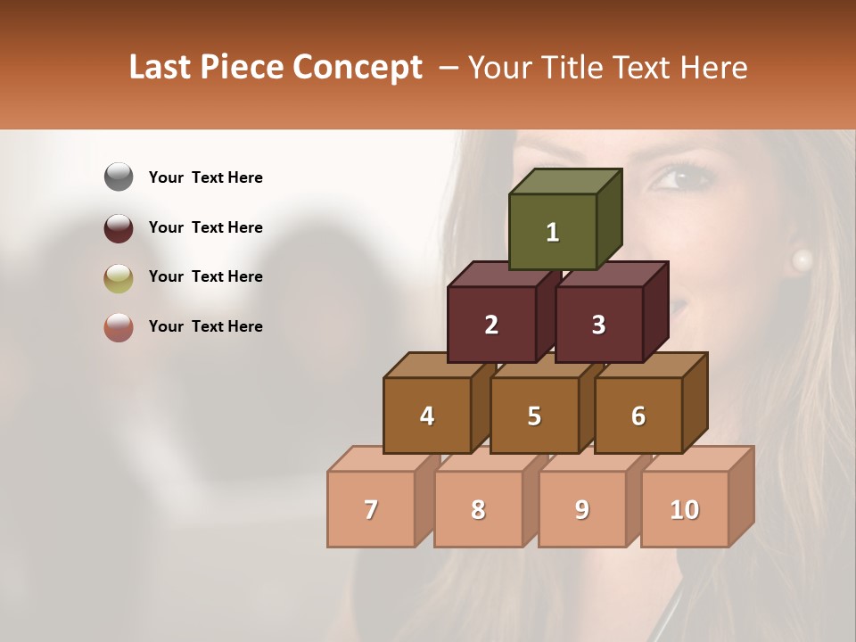 Render Black Town PowerPoint Template