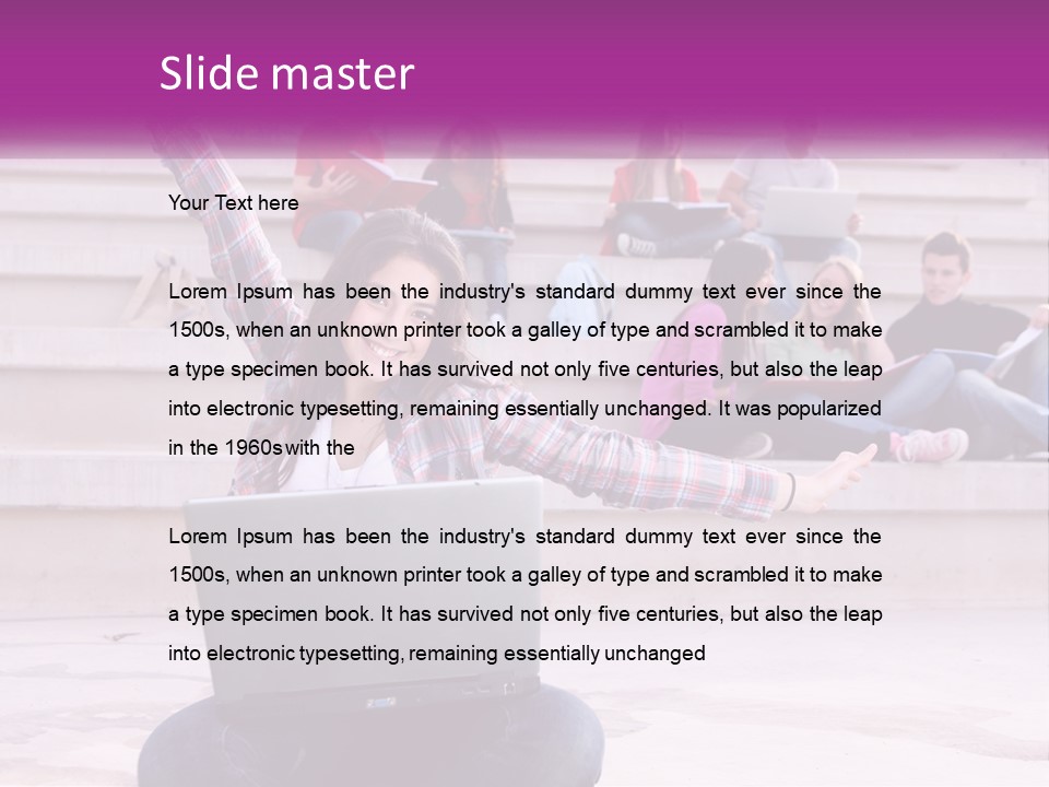 Cube Grey Background PowerPoint Template