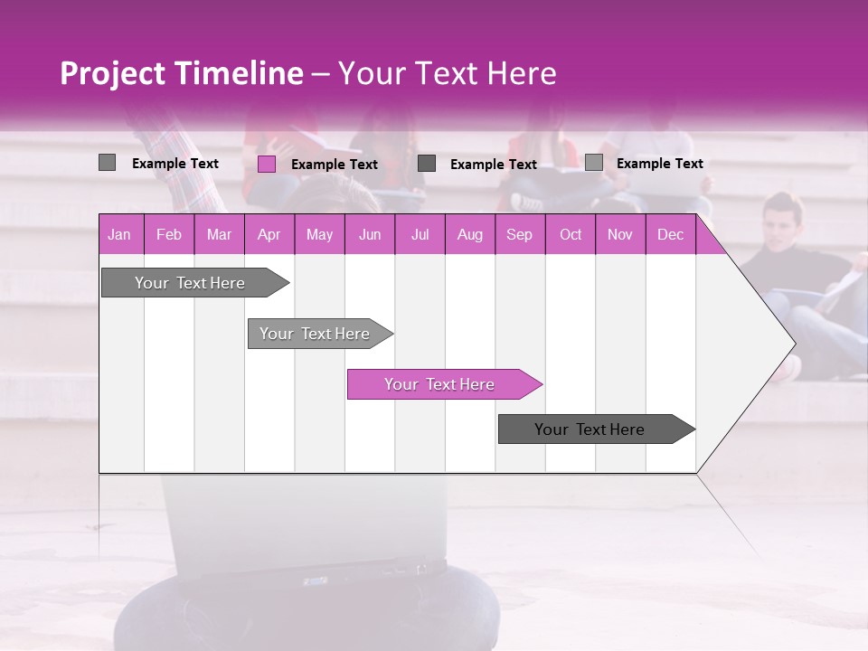 Cube Grey Background PowerPoint Template