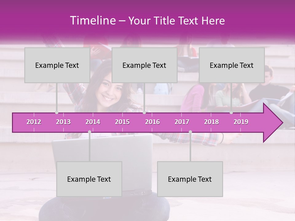 Cube Grey Background PowerPoint Template