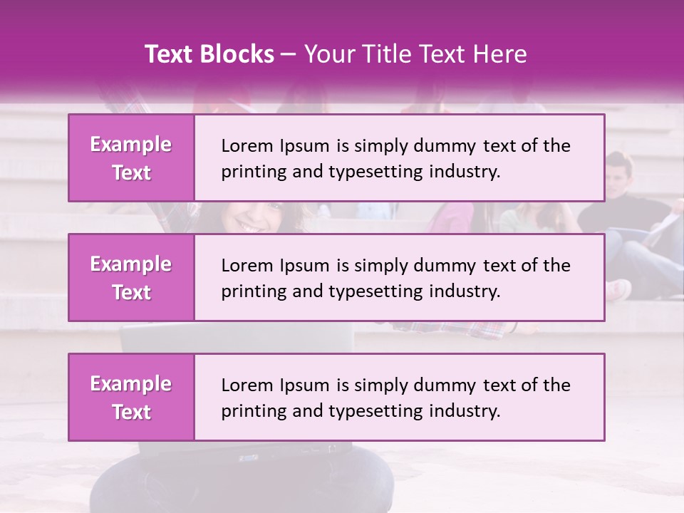 Cube Grey Background PowerPoint Template