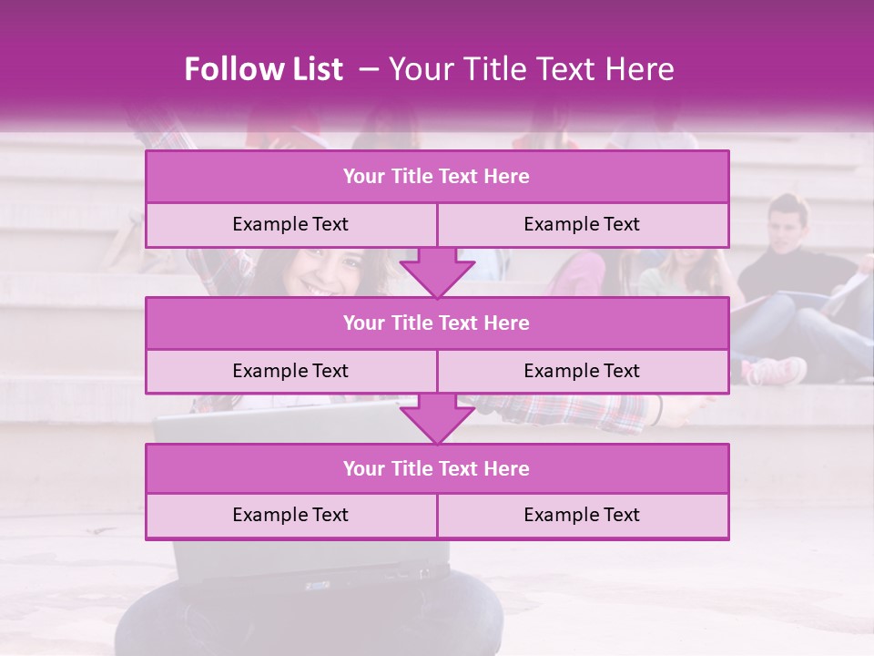 Cube Grey Background PowerPoint Template