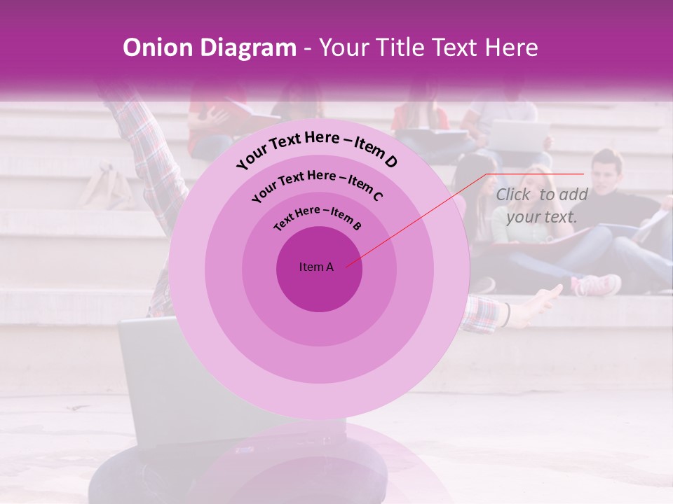 Cube Grey Background PowerPoint Template