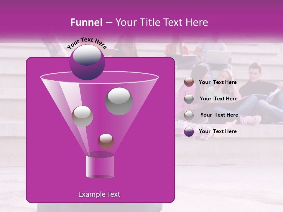 Cube Grey Background PowerPoint Template