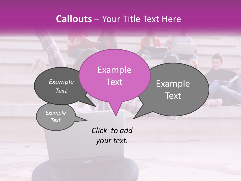 Cube Grey Background PowerPoint Template