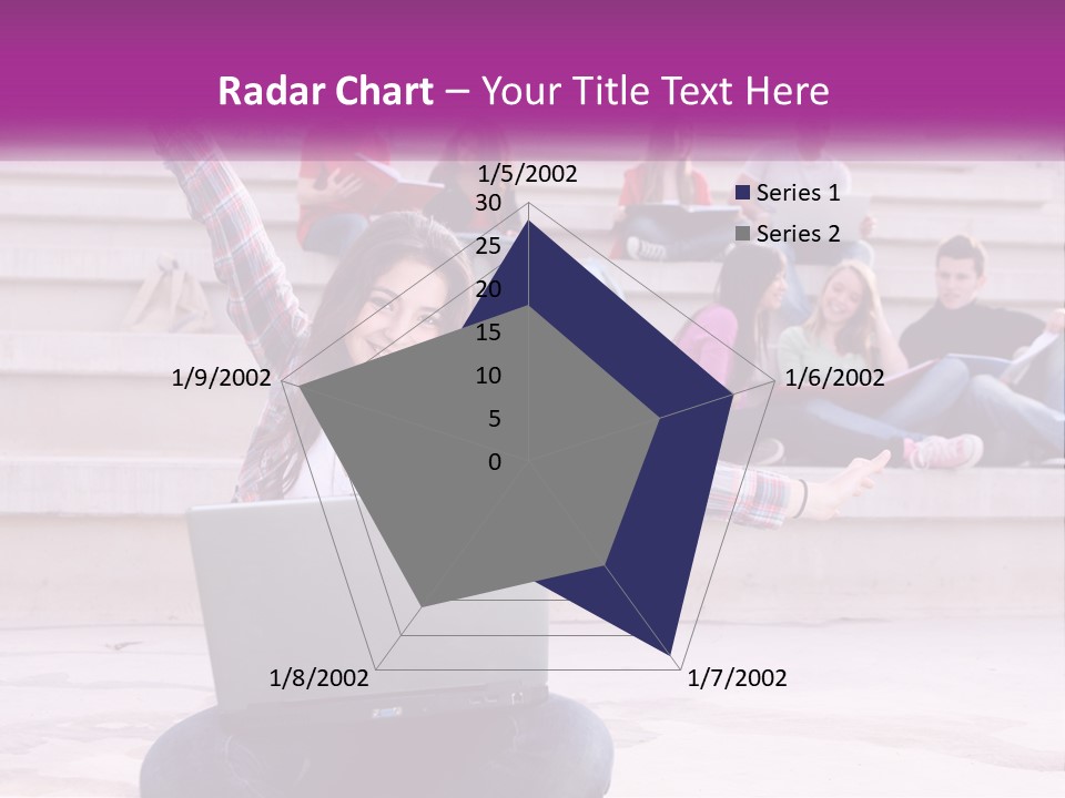 Cube Grey Background PowerPoint Template