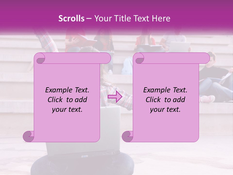 Cube Grey Background PowerPoint Template