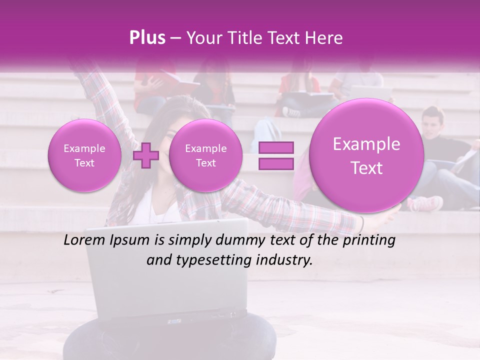 Cube Grey Background PowerPoint Template