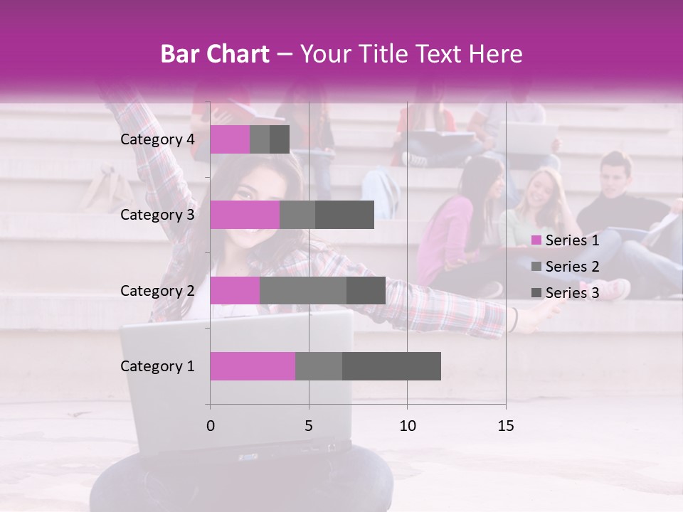 Cube Grey Background PowerPoint Template