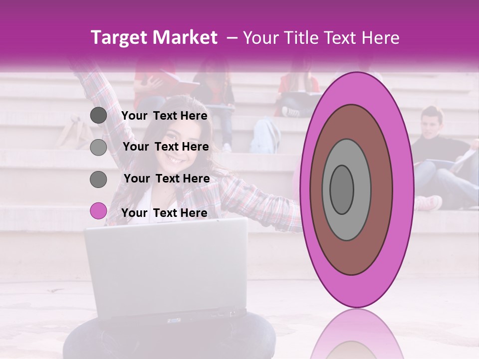 Cube Grey Background PowerPoint Template