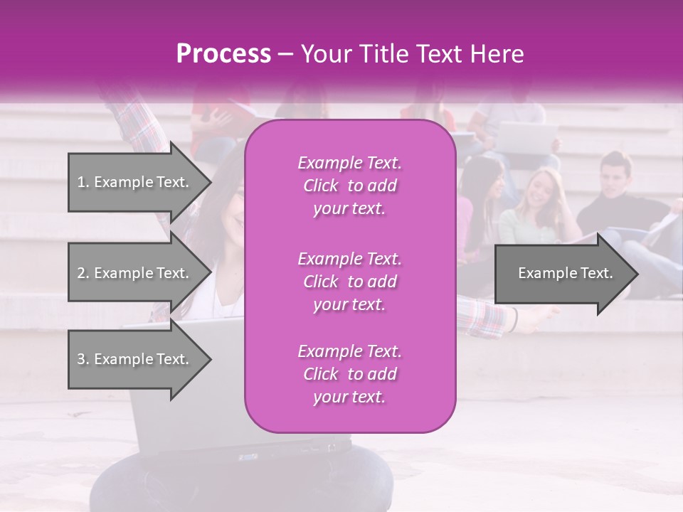 Cube Grey Background PowerPoint Template