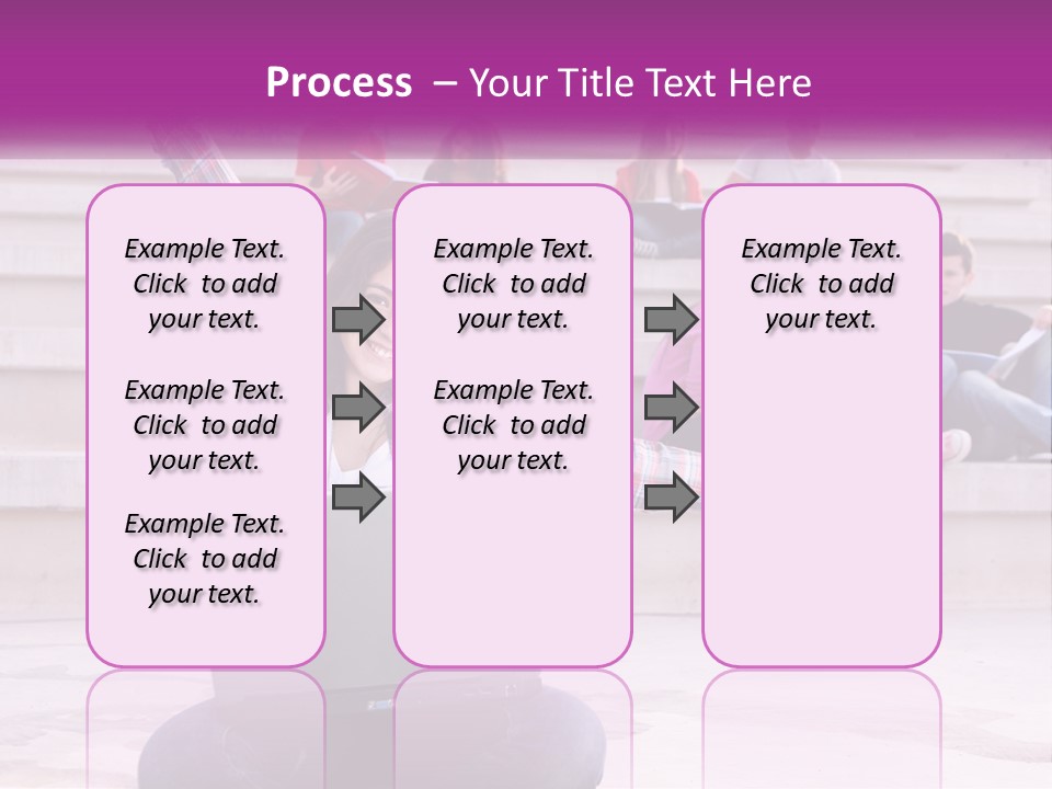 Cube Grey Background PowerPoint Template