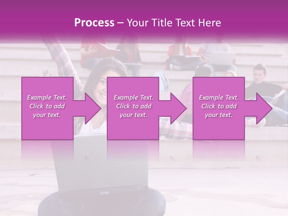 Cube Grey Background PowerPoint Template