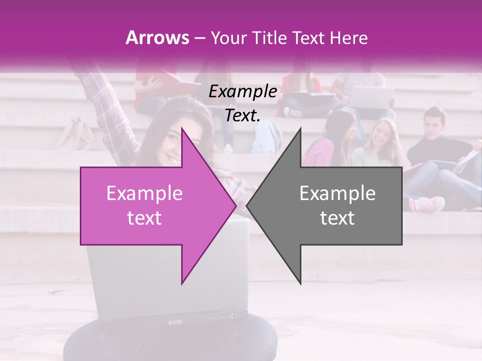 Cube Grey Background PowerPoint Template