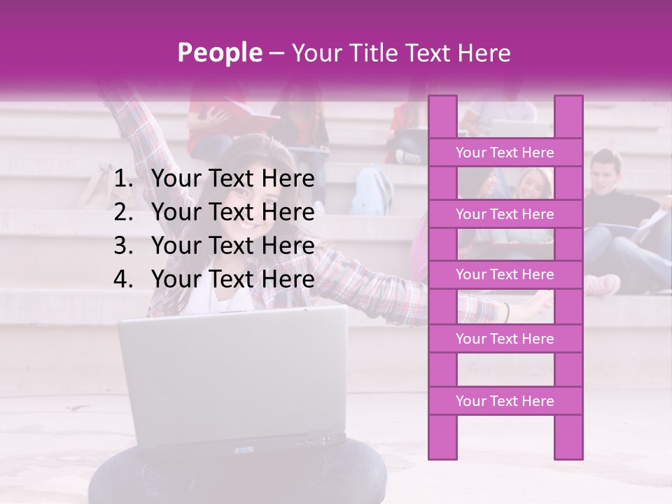 Cube Grey Background PowerPoint Template