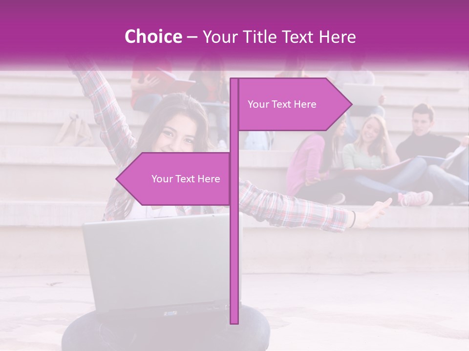 Cube Grey Background PowerPoint Template