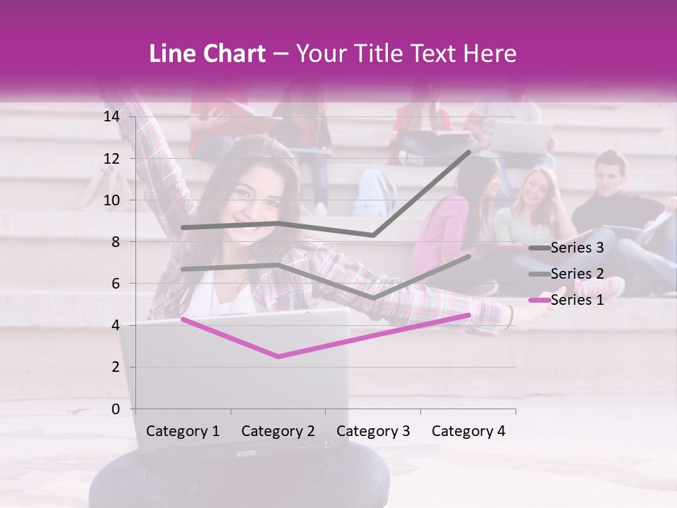 Cube Grey Background PowerPoint Template