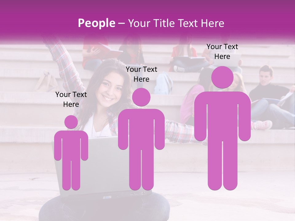 Cube Grey Background PowerPoint Template