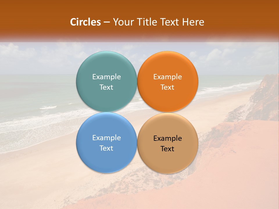 Town Square Earth PowerPoint Template