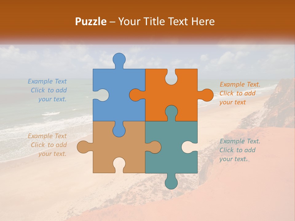 Town Square Earth PowerPoint Template