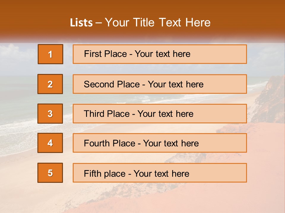Town Square Earth PowerPoint Template