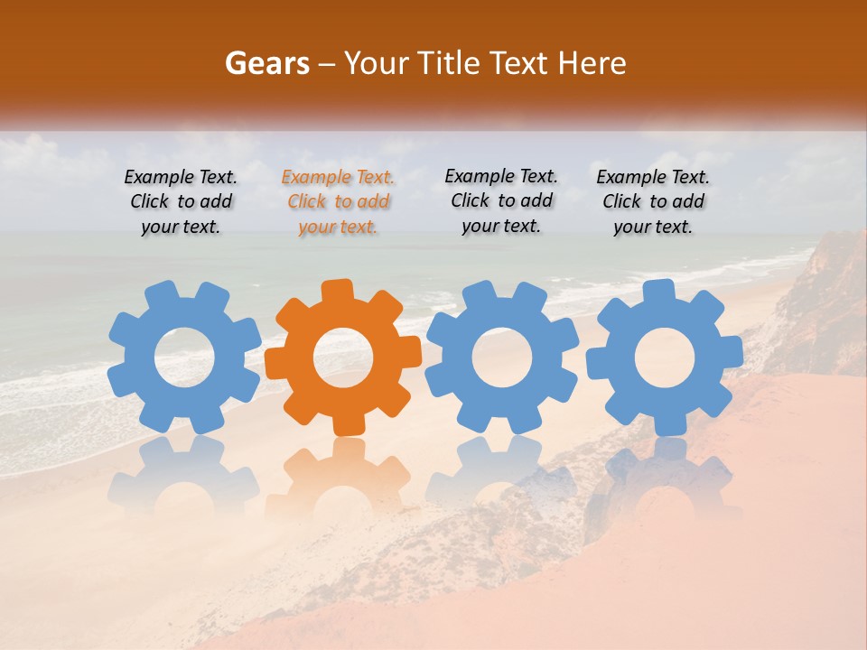 Town Square Earth PowerPoint Template