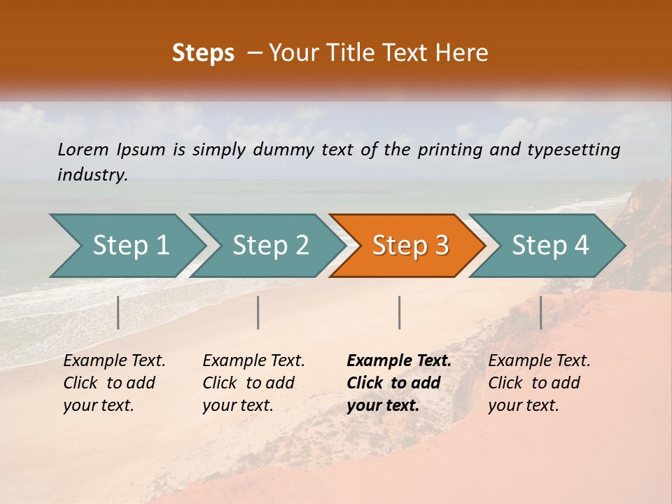 Town Square Earth PowerPoint Template