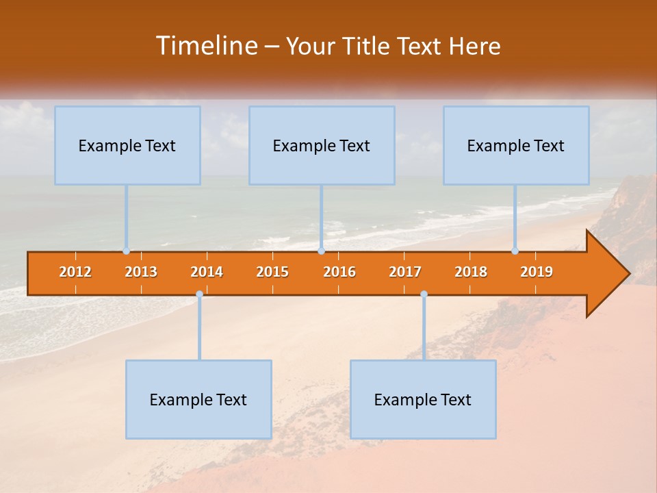 Town Square Earth PowerPoint Template