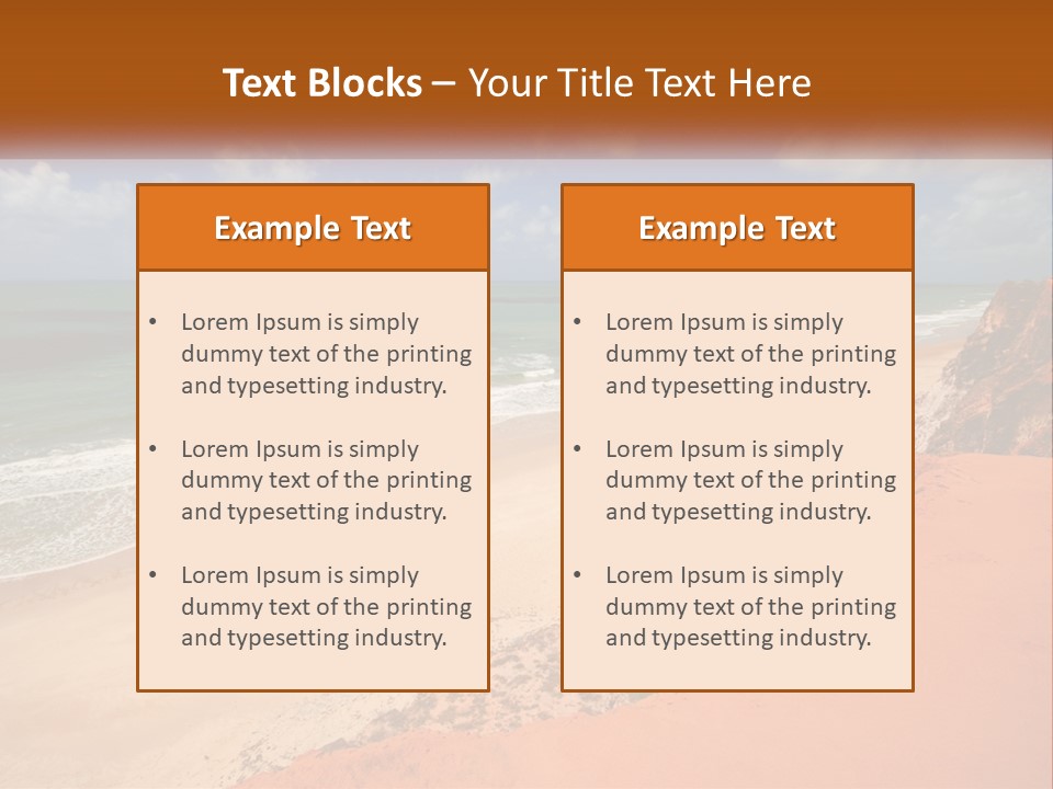 Town Square Earth PowerPoint Template