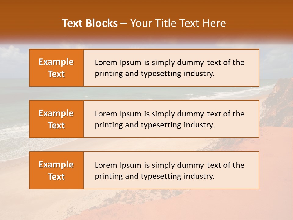 Town Square Earth PowerPoint Template