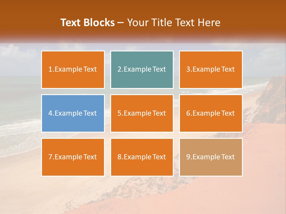 Town Square Earth PowerPoint Template