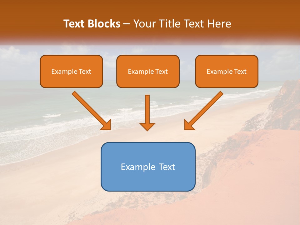 Town Square Earth PowerPoint Template