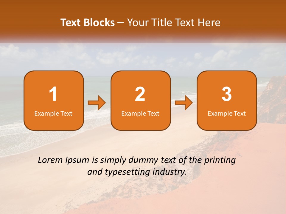 Town Square Earth PowerPoint Template