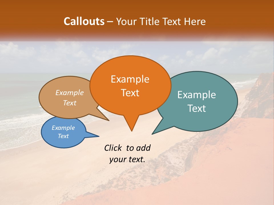 Town Square Earth PowerPoint Template