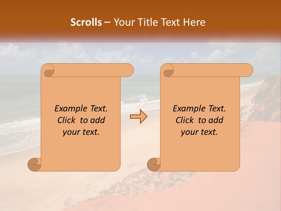 Town Square Earth PowerPoint Template