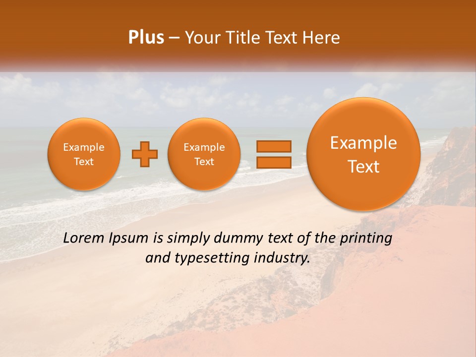 Town Square Earth PowerPoint Template