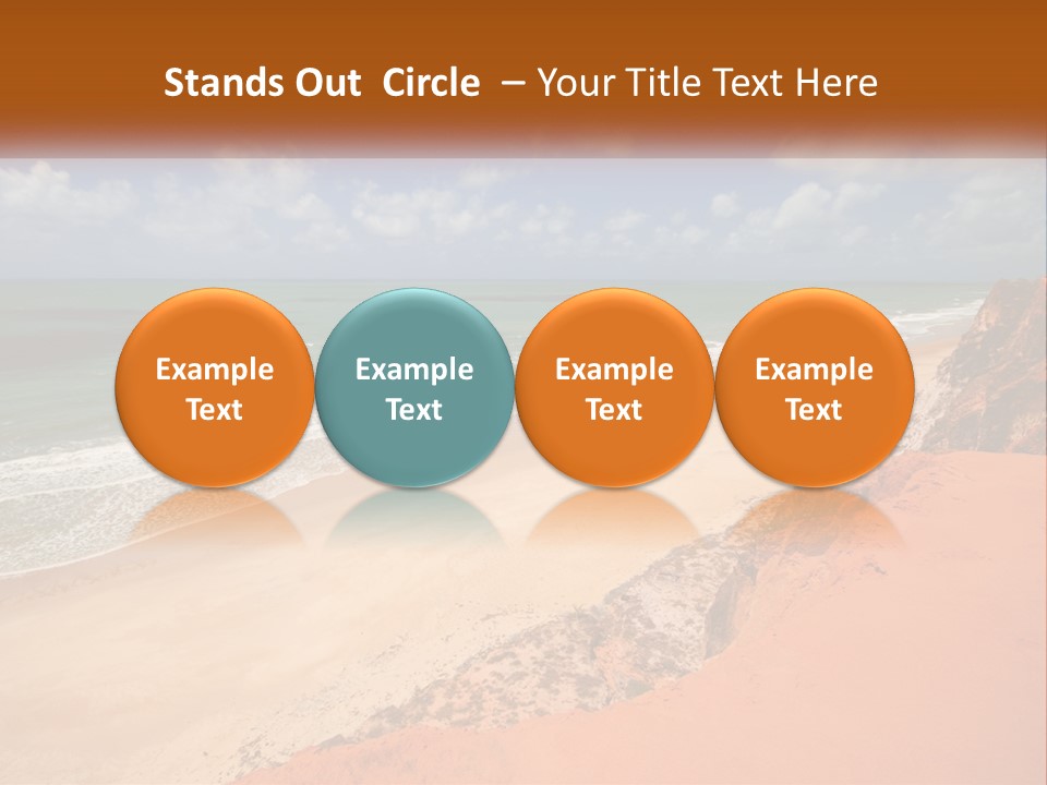 Town Square Earth PowerPoint Template