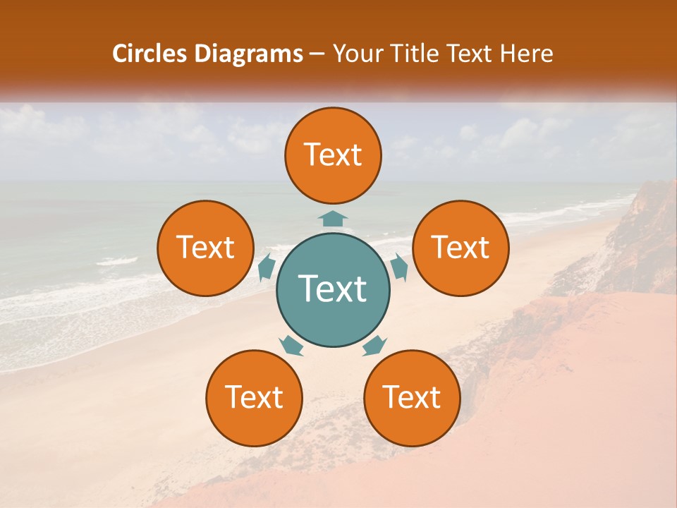 Town Square Earth PowerPoint Template