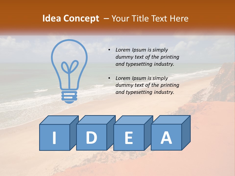 Town Square Earth PowerPoint Template