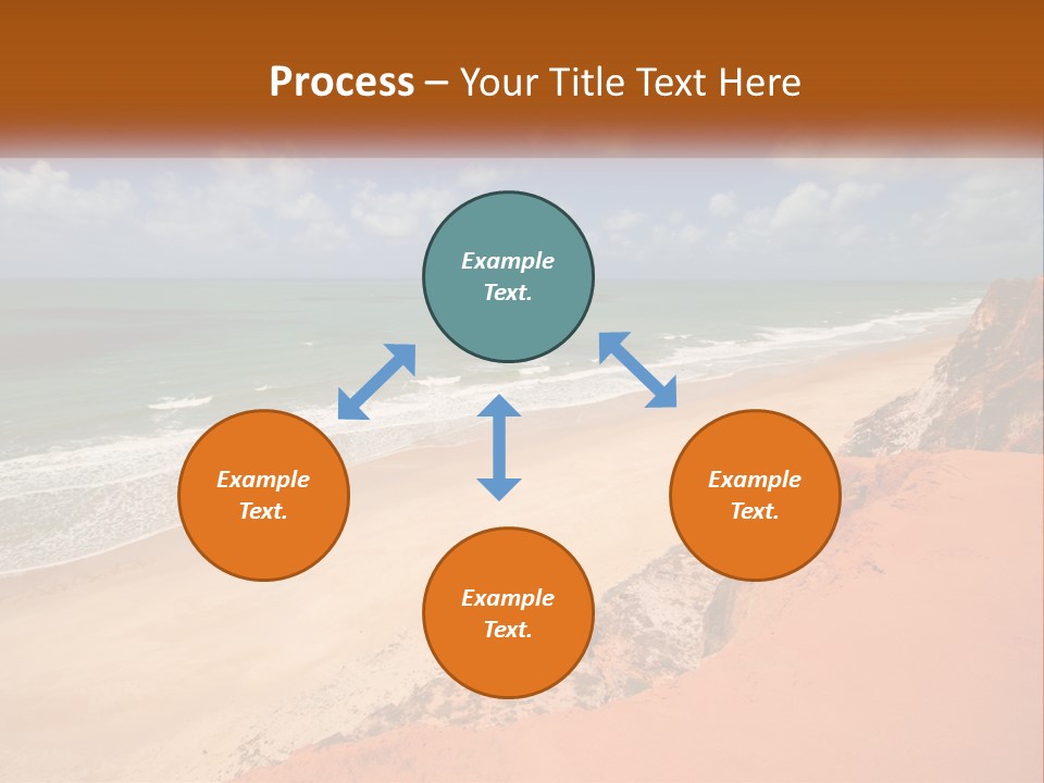 Town Square Earth PowerPoint Template