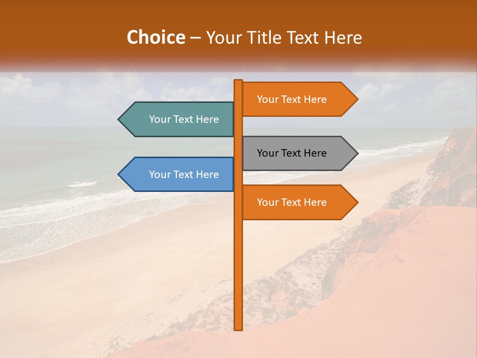Town Square Earth PowerPoint Template
