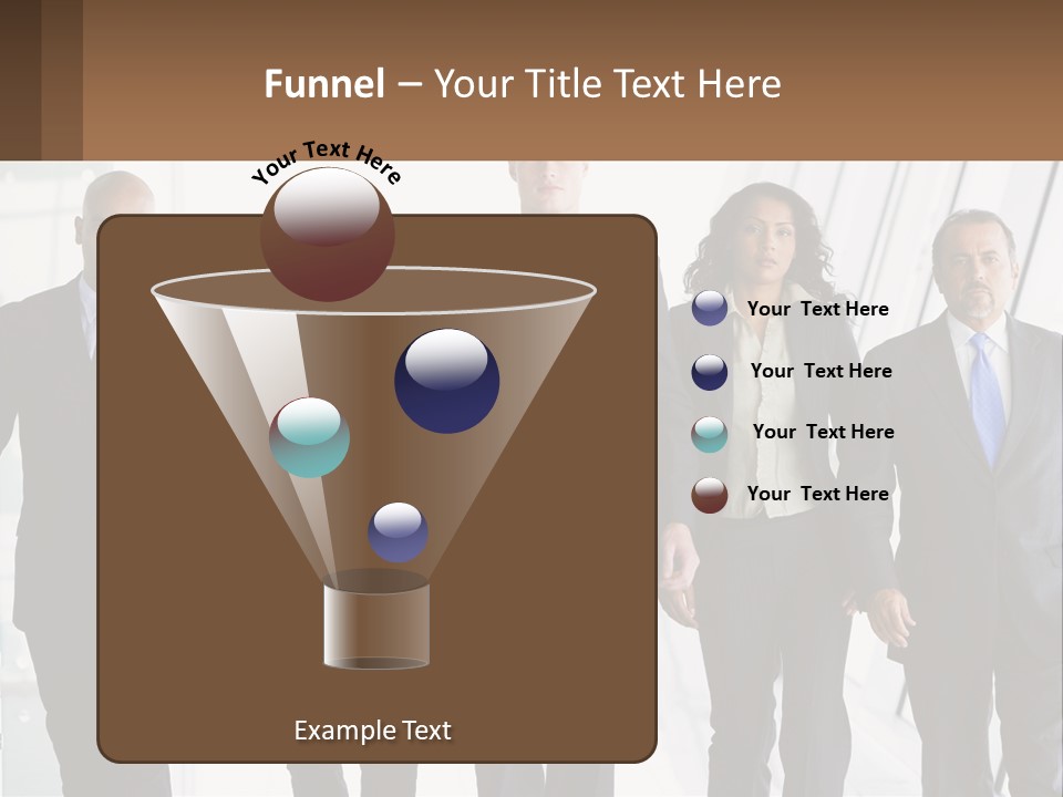 Modern Illustration Sphere PowerPoint Template
