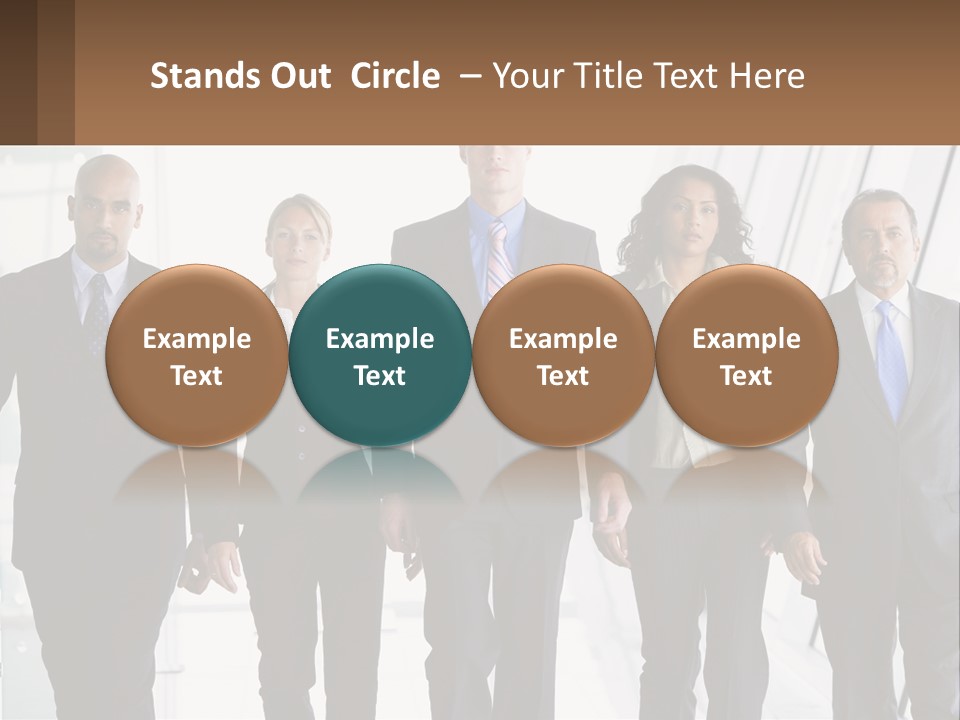 Modern Illustration Sphere PowerPoint Template