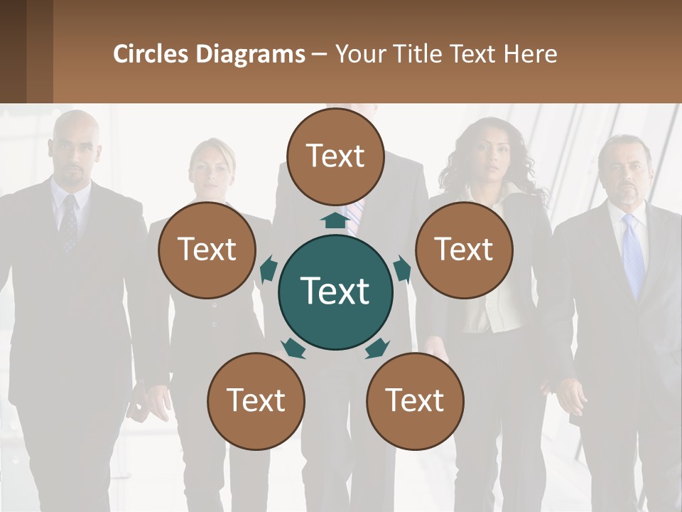 Modern Illustration Sphere PowerPoint Template